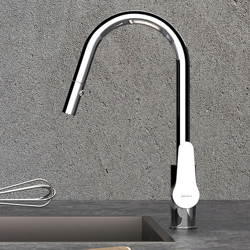 Aufsatz-Einhebelmischer - 585SF - Rubinetterie Mariani - Messing / für Küche / 1-Loch