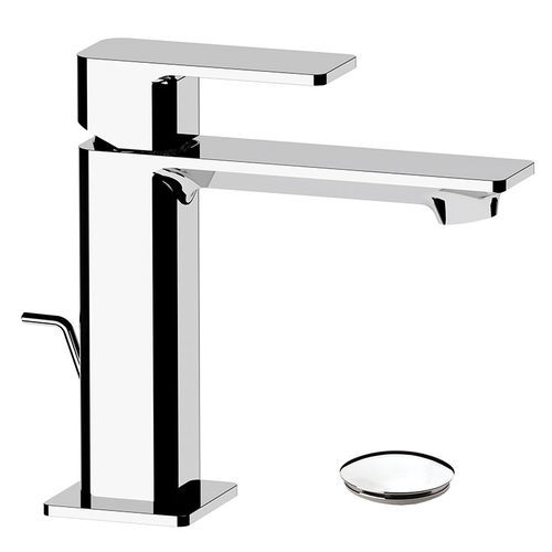 Einhebelmischer mit automatischer Entleerung - 393IC - Rubinetterie Mariani - für Waschtisch / Aufsatz / verchromter Messing