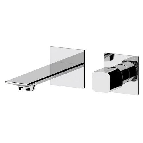Einhebelmischer für Waschtisch - 565IQP - Rubinetterie Mariani - Einbau / wandmontiert / verchromter Messing