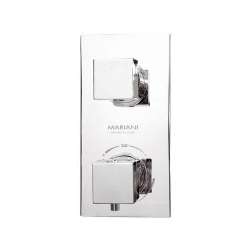 Einhebelmischer für Duschen - 126Q1 - Rubinetterie Mariani - wandmontiert / thermostatisch / verchromter Messing
