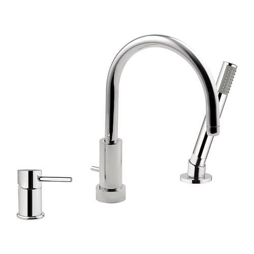 Einhebelmischer für Badewanne - 237NX - Rubinetterie Mariani - Aufsatz / verchromter Messing / für Badezimmer