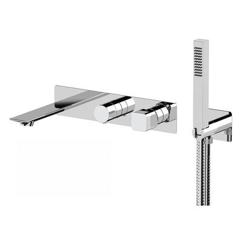 Einhebelmischer für Badewanne - 830IQP2WB - Rubinetterie Mariani - Einbau / verchromter Messing / für Badezimmer