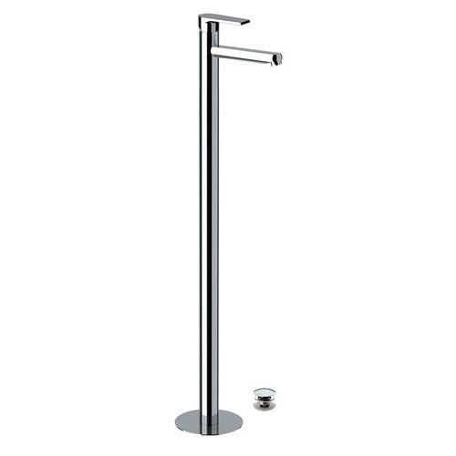 Einhebelmischer für Waschtisch - 385AT - Rubinetterie Mariani - bodenstehend / aus verchromtem Metall / für Badezimmer