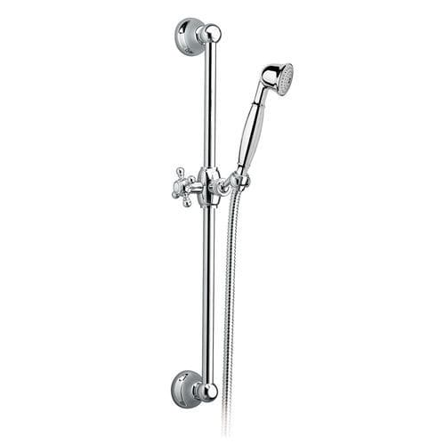 Metall-Duschsäule - 761TS - Rubinetterie Mariani - Chromoberfläche / wandmontiert / klassisch