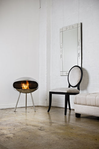 Bioethanol-Kamin - TERRA - Cocoon Fires - Einbau / Einseitig / offene Feuerstelle