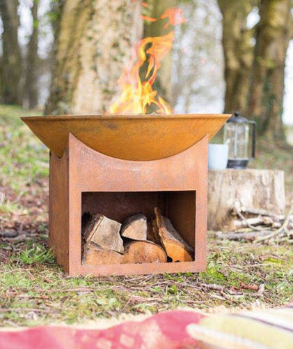Garten-Feuerstelle / Holz - MUMBAI - Buschbeck - Stahl