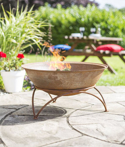 Garten-Feuerstelle / Holzkohle - CHESTER - Buschbeck - Stahl / Gusseisen
