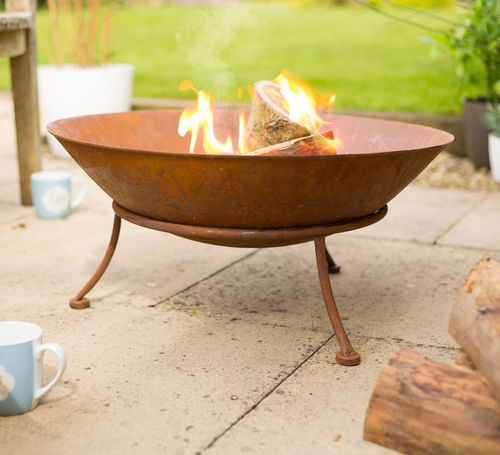 Garten-Feuerstelle / Holz - IPATA - Buschbeck - Stahl