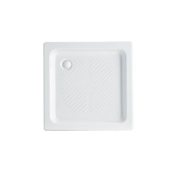 Quadratische Duschwanne - CONTRACT 65X65 - Ceramic Vulcano - zum Einbauen / Keramik