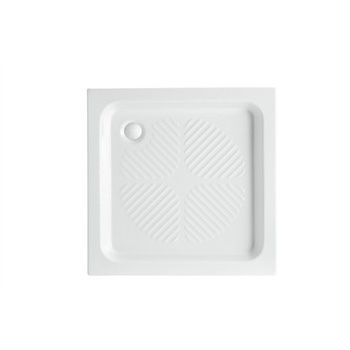 Quadratische Duschwanne - CONTRACT 75x75 - Ceramic Vulcano - zum Einbauen / Keramik