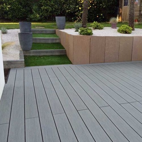 WPC-Terrassendiele - OPTIMA PLUS - OCEWOOD - Holzoptik / gerillt / wärmebehandelt