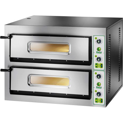 Profi-Pizzaofen - FYL/4+4 - Fimar - Elektro / freistehend / mit 2 Kammern