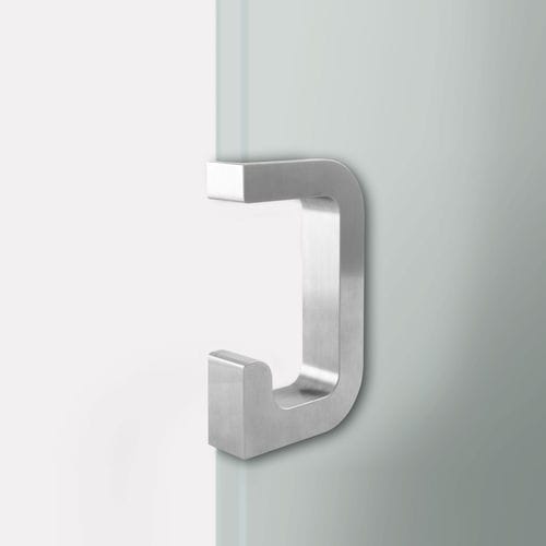 Stoßgriff für Glastür - GR.7545 - MWE Edelstahlmanufaktur - für Schiebetür / Edelstahl / modern