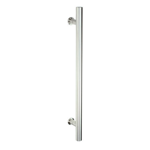 Stoßgriff für Glastür - METRO TG.1100 - MWE Edelstahlmanufaktur - polierter Edelstahl / gebürsteter Edelstahl / modern