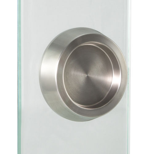 Griff für Schiebetür - GR.3226 - MWE Edelstahlmanufaktur - für Glastür / Edelstahl / modern