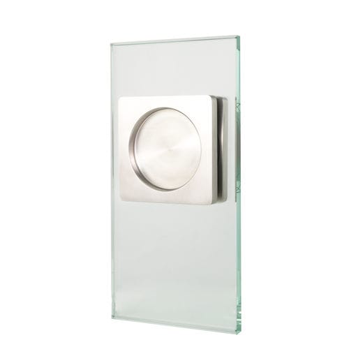 Griff für Schiebetür - GR.6600 - MWE Edelstahlmanufaktur - für Glastür / Edelstahl / modern
