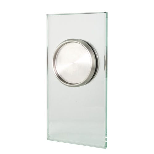 Stoßgriff für Glastür - GR.6092 - MWE Edelstahlmanufaktur - für Schiebetür / Edelstahl / modern