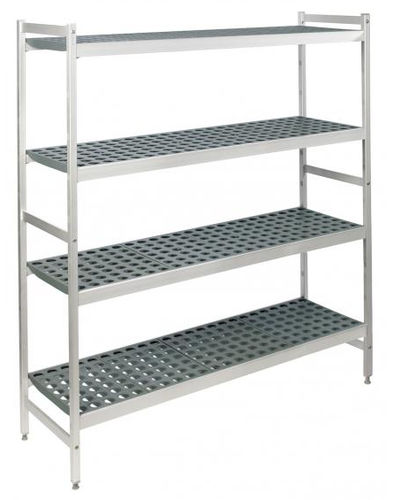 Regalsystem für Gewerbegebrauch - 6611/R - FERMOD - für Waren / Standard / anodisiertes Aluminium