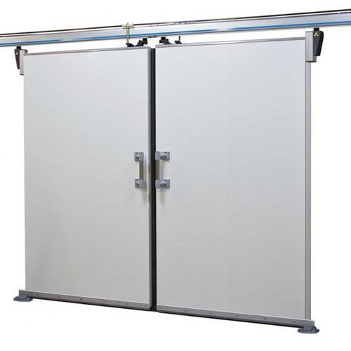 Metallschiebesystem - 2130DV - FERMOD - Tür / für Gewerbegebrauch