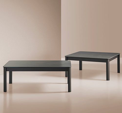 Moderner Couchtisch - PEPPER - MOBLIBERICA - Keramik / Gestell aus Metall / rechteckig