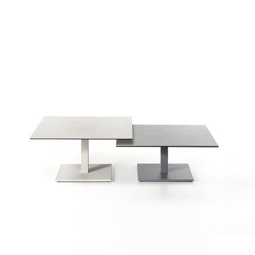 Moderner Couchtisch - DADO - MOBLIBERICA - Keramik / Gestell aus Metall / rechteckig
