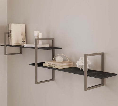 Wandmontiertes Regal - TERRA - MOBLIBERICA - modern / Metall / Keramik