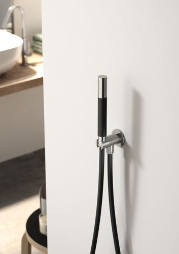 Zylinderförmige Handdusche - WATERLINE : SK - Fontealta - aus Edelstahl 316L / modern / für Privatgebrauch
