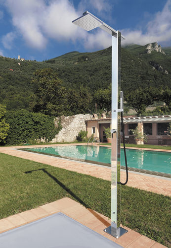 Außendusche für Pool - SQUARE SHOWER: Q86.ME - Fontealta - Edelstahl