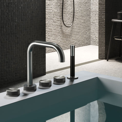 Edelstahl-Wannenset - BOSS : W5B.CD - Fontealta - im Bereich / modern / 5-Loch