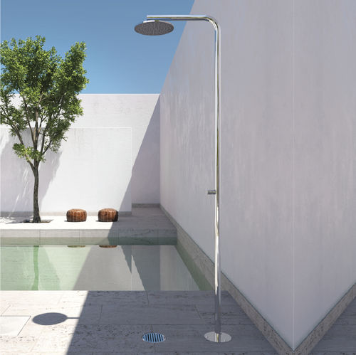 Außendusche für Pool - CLASSY SHOWER: C40.M - Fontealta - Edelstahl / für Privatgebrauch