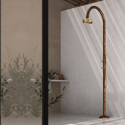 Kupfer-Außendusche - ORIGO RAME SHOWER: C50R.E - Fontealta - für Privatgebrauch