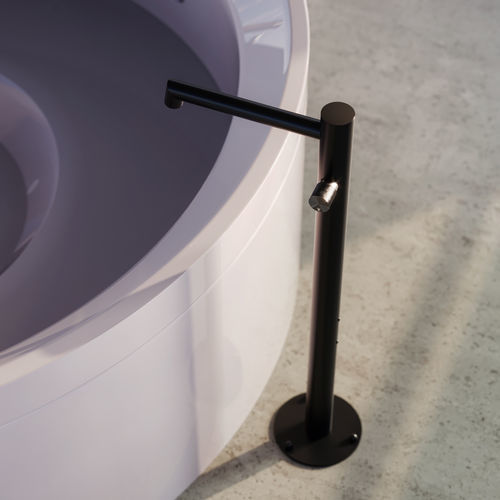 Einhebelmischer für Badewanne - FLAMINGO F60V.M - Fontealta - bodenstehend / Edelstahl / für den Innenraum
