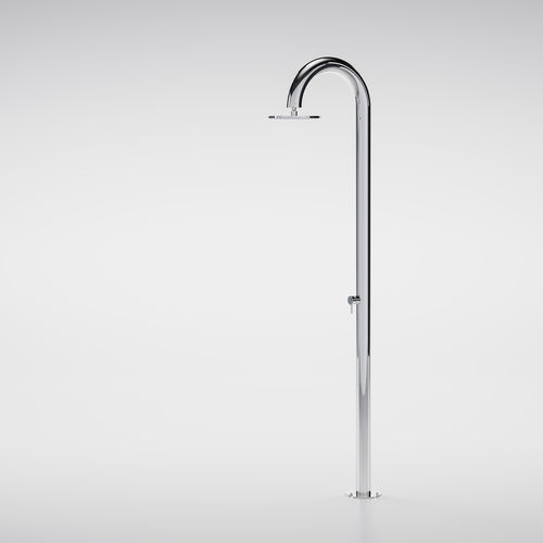 Duschsäule für Außenbereich - CLUB LARGE CL90 - Fontealta - Edelstahl / auf Fuß / modern