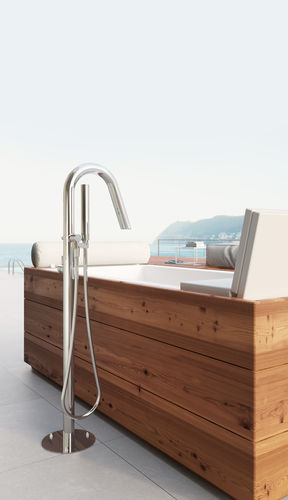 Edelstahl-Außendusche - TWIGGY BATHTUB: CS40V.ME - Fontealta