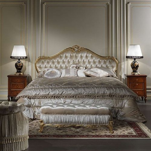 Doppelbett - Maggiolini 925 - VIMERCATI MEDA LUXURY CLASSIC FURNITURE - Stil / Polster / gepolstertes Kopfteil