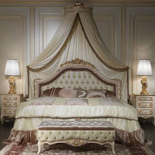 Himmelbett - Louvre 943 - VIMERCATI MEDA LUXURY CLASSIC FURNITURE - Doppelbett / Stil / Polster