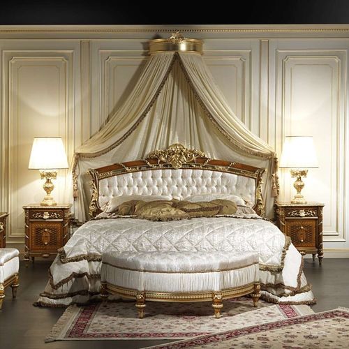 Himmelbett - art. 2011 - VIMERCATI MEDA LUXURY CLASSIC FURNITURE - Doppelbett / Louis XVI / Polster