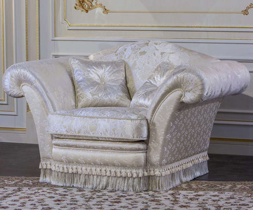 Stilsessel - Vanity - VIMERCATI MEDA LUXURY CLASSIC FURNITURE - Stoff / mit Kissen / weiß