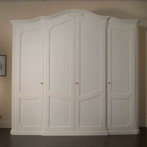Stil-Kleiderschrank - 18th century - VIMERCATI MEDA LUXURY CLASSIC FURNITURE - Holz / mit Schwingtür / weiß