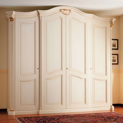 Stil-Kleiderschrank - 18th century - VIMERCATI MEDA LUXURY CLASSIC FURNITURE - Holz / mit Schwingtür / mit Schublade