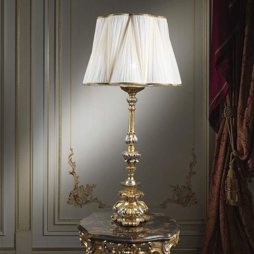 Tischlampe - VIMERCATI MEDA LUXURY CLASSIC FURNITURE - Goldfolie / Stil / schnurlos