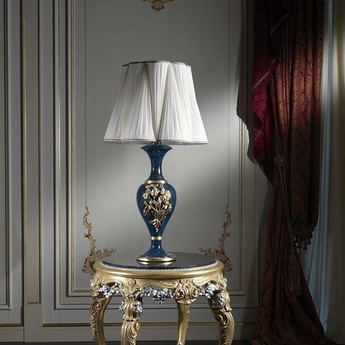 Tischlampe - art. 2015 - VIMERCATI MEDA LUXURY CLASSIC FURNITURE - Goldfolie / Stil / schnurlos