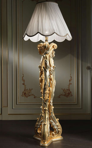 Stehleuchte - art. 2013 - VIMERCATI MEDA LUXURY CLASSIC FURNITURE - Goldfolie / Barock / schnurlos