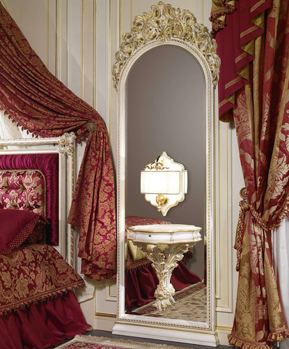 Wandmontierter Spiegel - Rome - VIMERCATI MEDA LUXURY CLASSIC FURNITURE - Stil / Bogen / Holz