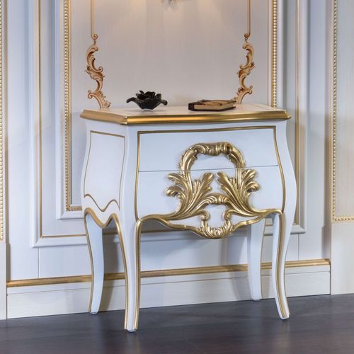 Stil-Nachttisch - VIMERCATI MEDA LUXURY CLASSIC FURNITURE - Holz / Gestell aus Holz / rechteckig