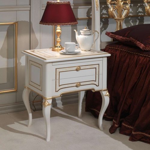 Nachttisch / französischer Stil - french 18th century - VIMERCATI MEDA LUXURY CLASSIC FURNITURE - Holz / Gestell aus Holz / rechteckig