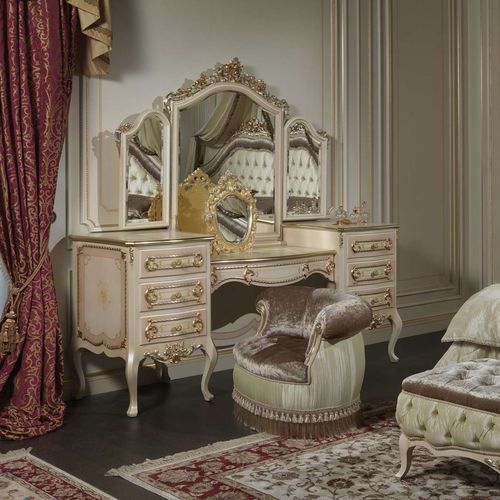 Stil-Schminktisch - Louvre 943 - VIMERCATI MEDA LUXURY CLASSIC FURNITURE - Holz / 1 Person