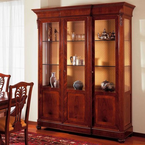 Stil-Geschirrschrank - Carlo X - VIMERCATI MEDA LUXURY CLASSIC FURNITURE - Holz