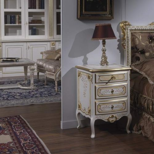 Stil-Nachttisch - art. 2009 - VIMERCATI MEDA LUXURY CLASSIC FURNITURE - Holz / Gestell aus Holz / rechteckig