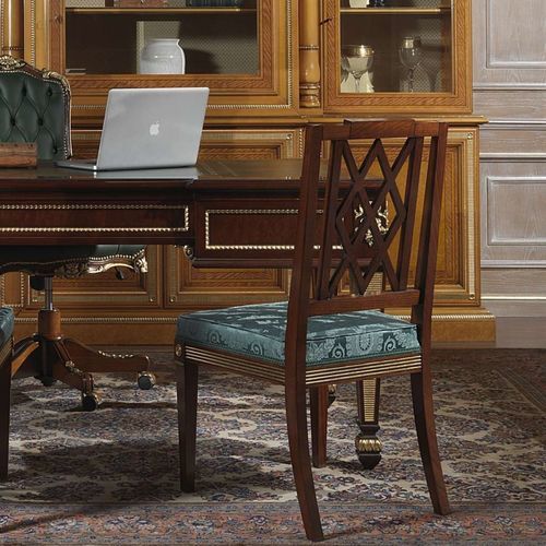 Stil-Stuhl - Ermitage - VIMERCATI MEDA LUXURY CLASSIC FURNITURE - für den Innenraum / Stoff / Holz